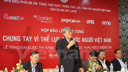 Ông Lâm Quang Thành phát biểu trong buổi họp báo